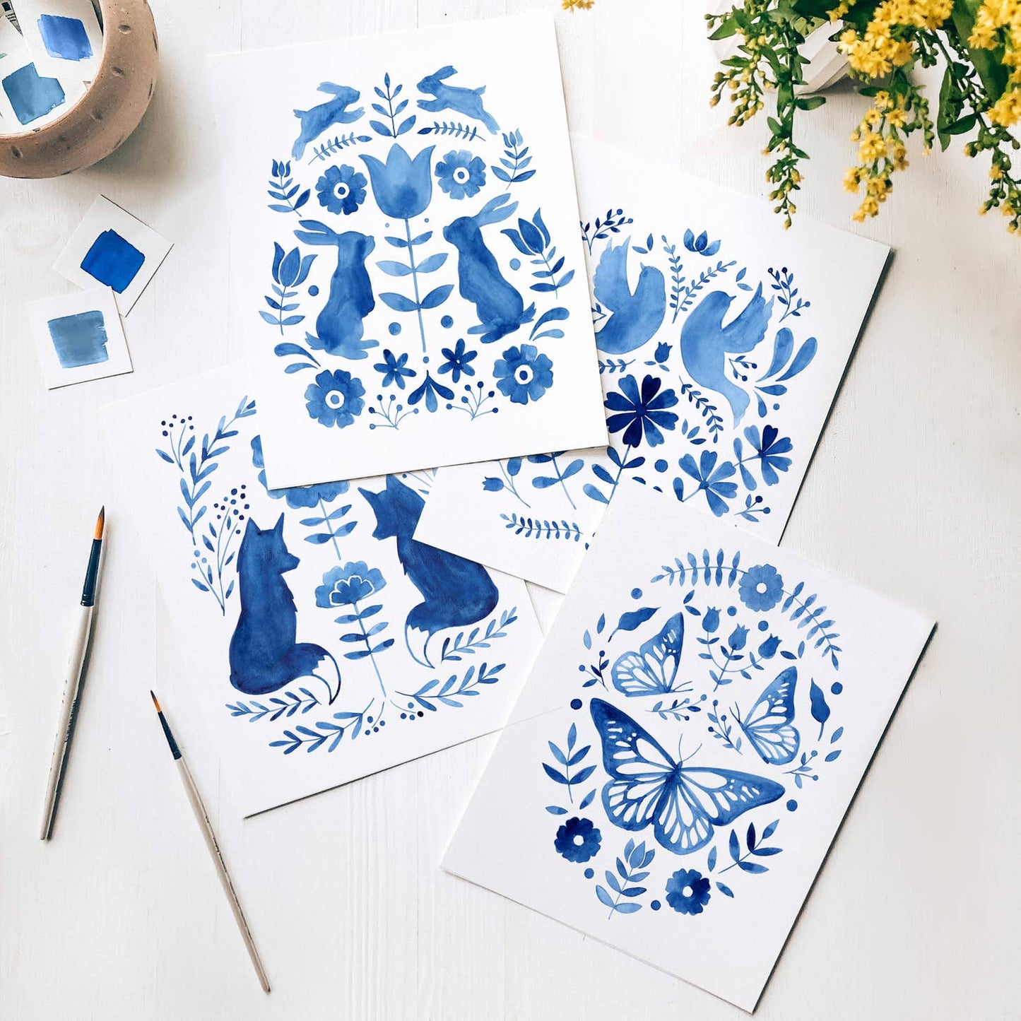 Folk Watercolor Kit