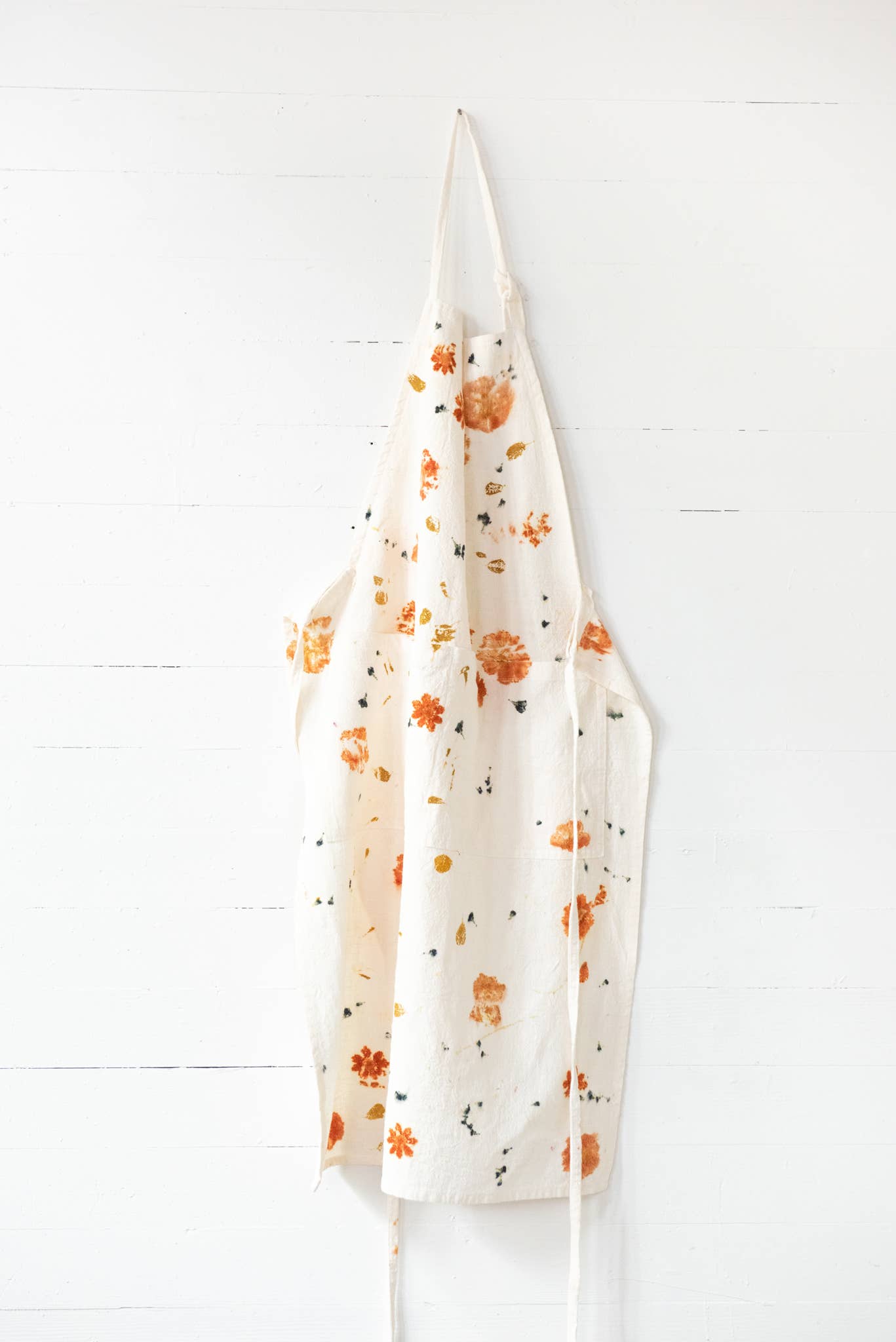 Botanically Dyed Linen Apron