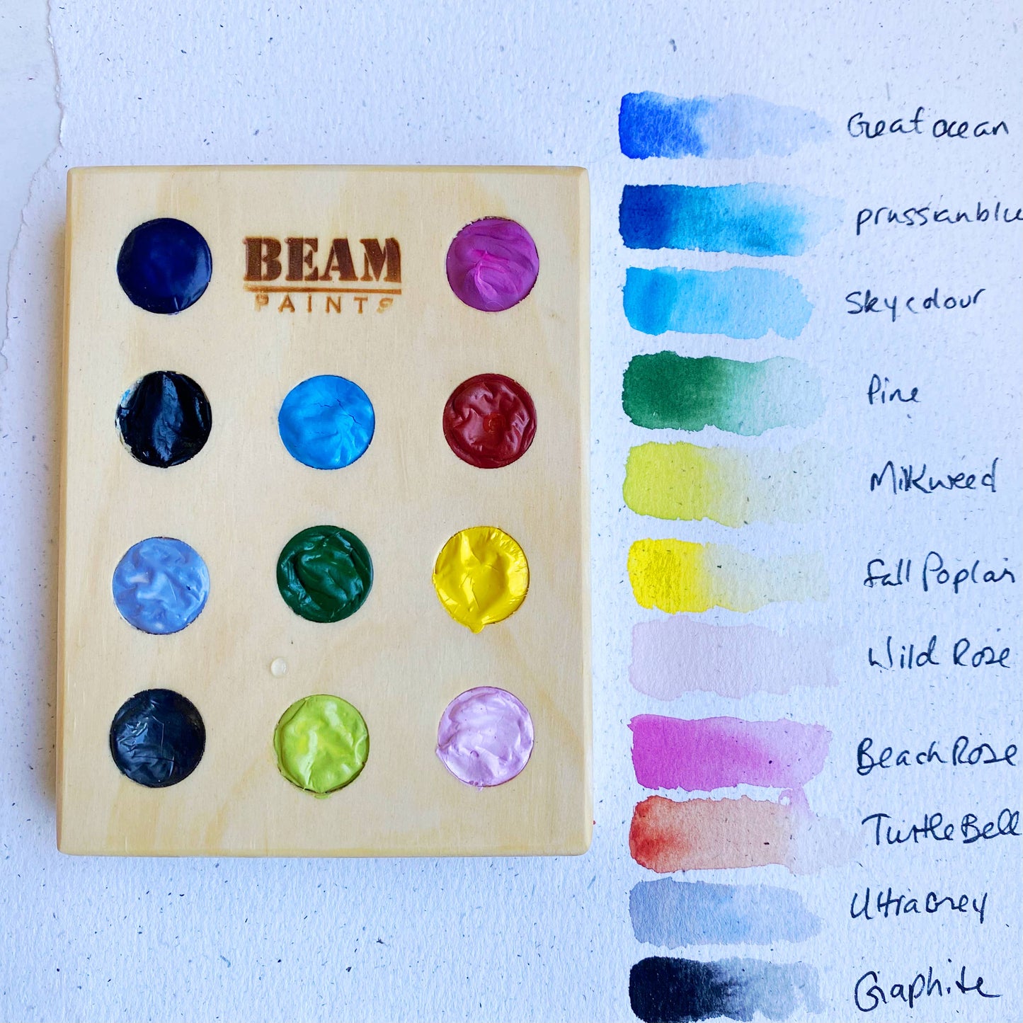 Georgian Bay Pine 11 Watercolor Palette