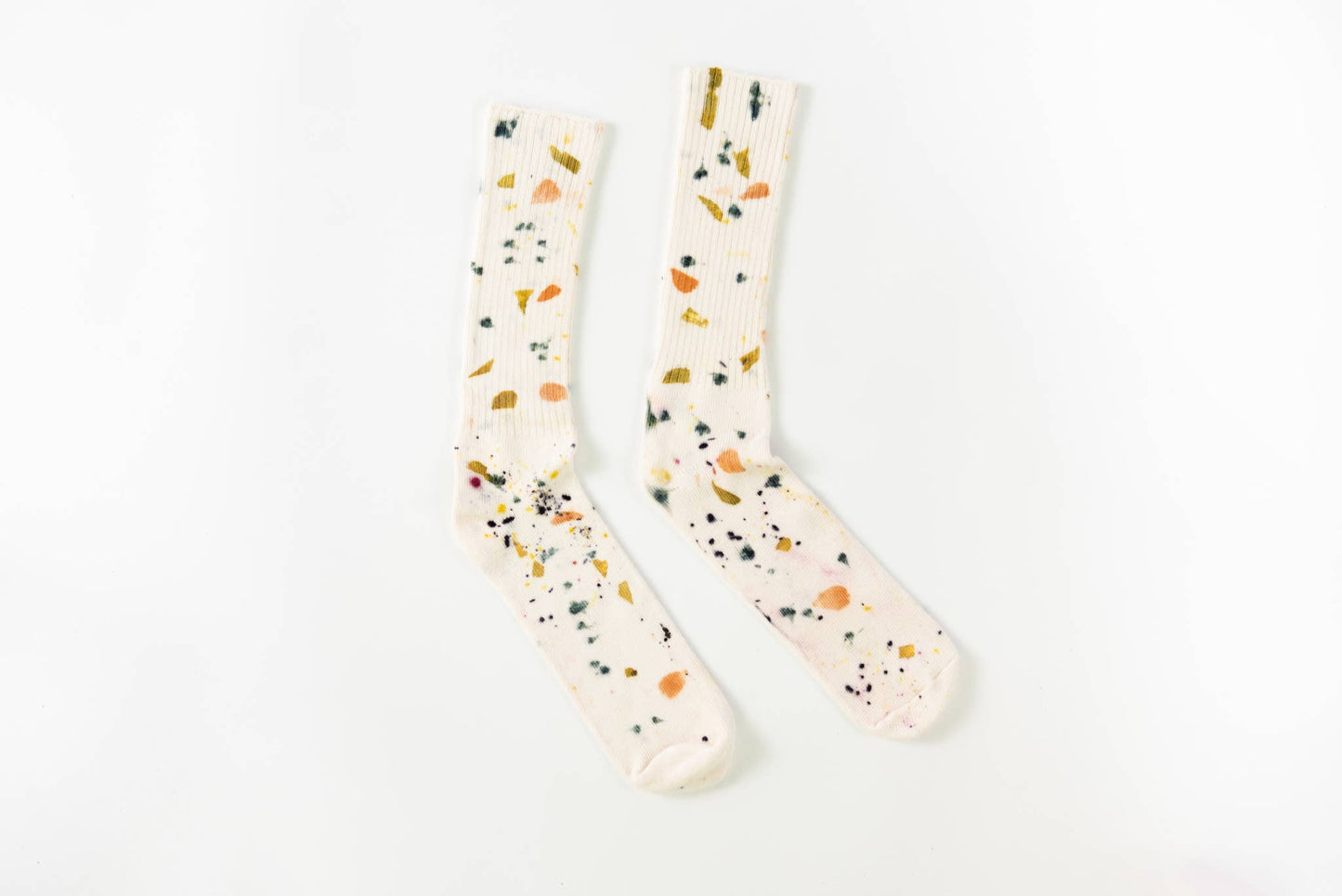 Abstract Bundle Dyed Bamboo Slouch Socks