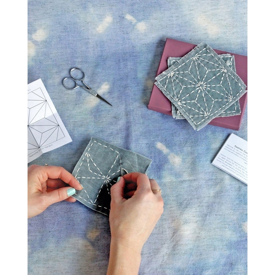 Sashiko Coaster Kit