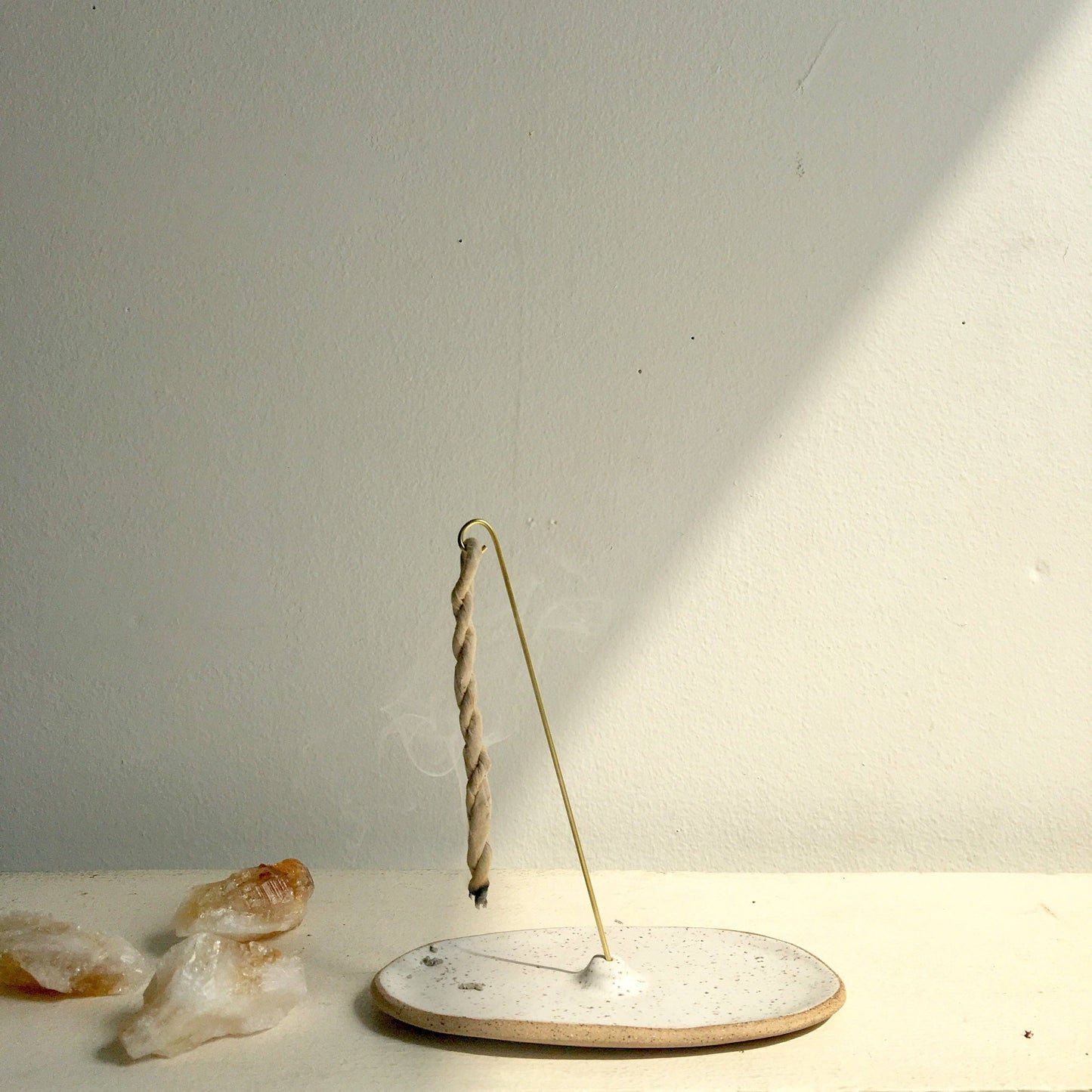 ceramic rope incense burner