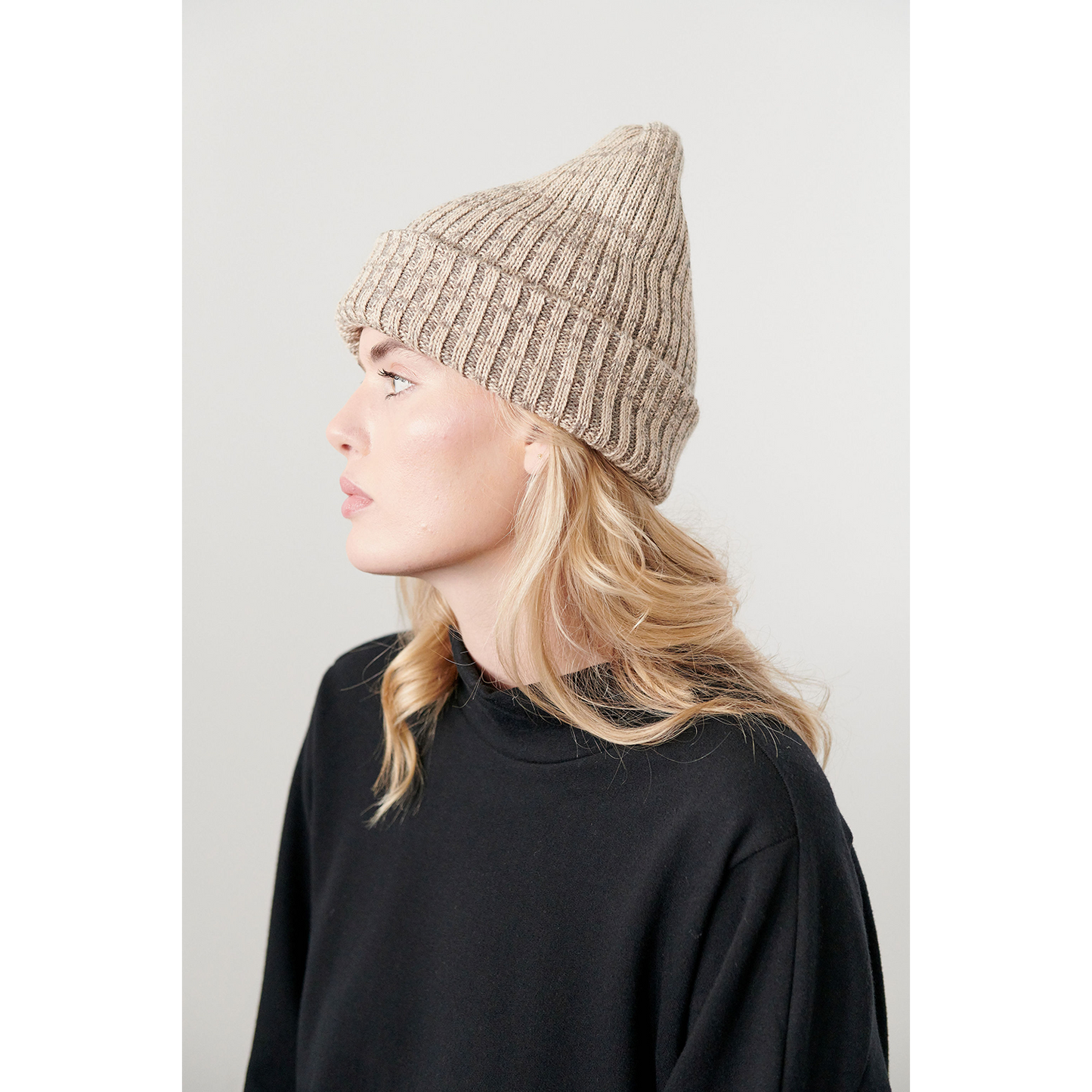 Wol Hide Marled Rib Hat Beanie