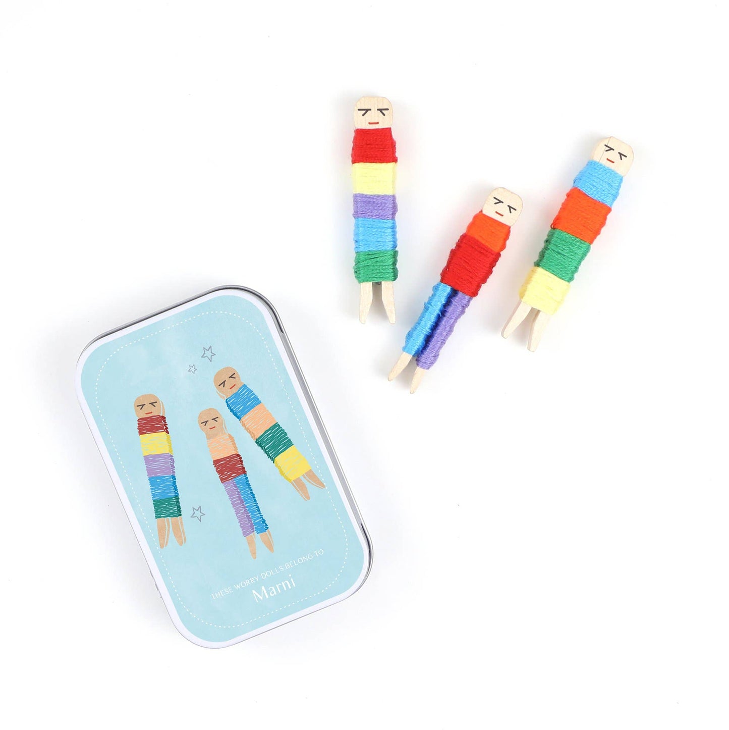 Worry Dolls Keepsake Craft Gift