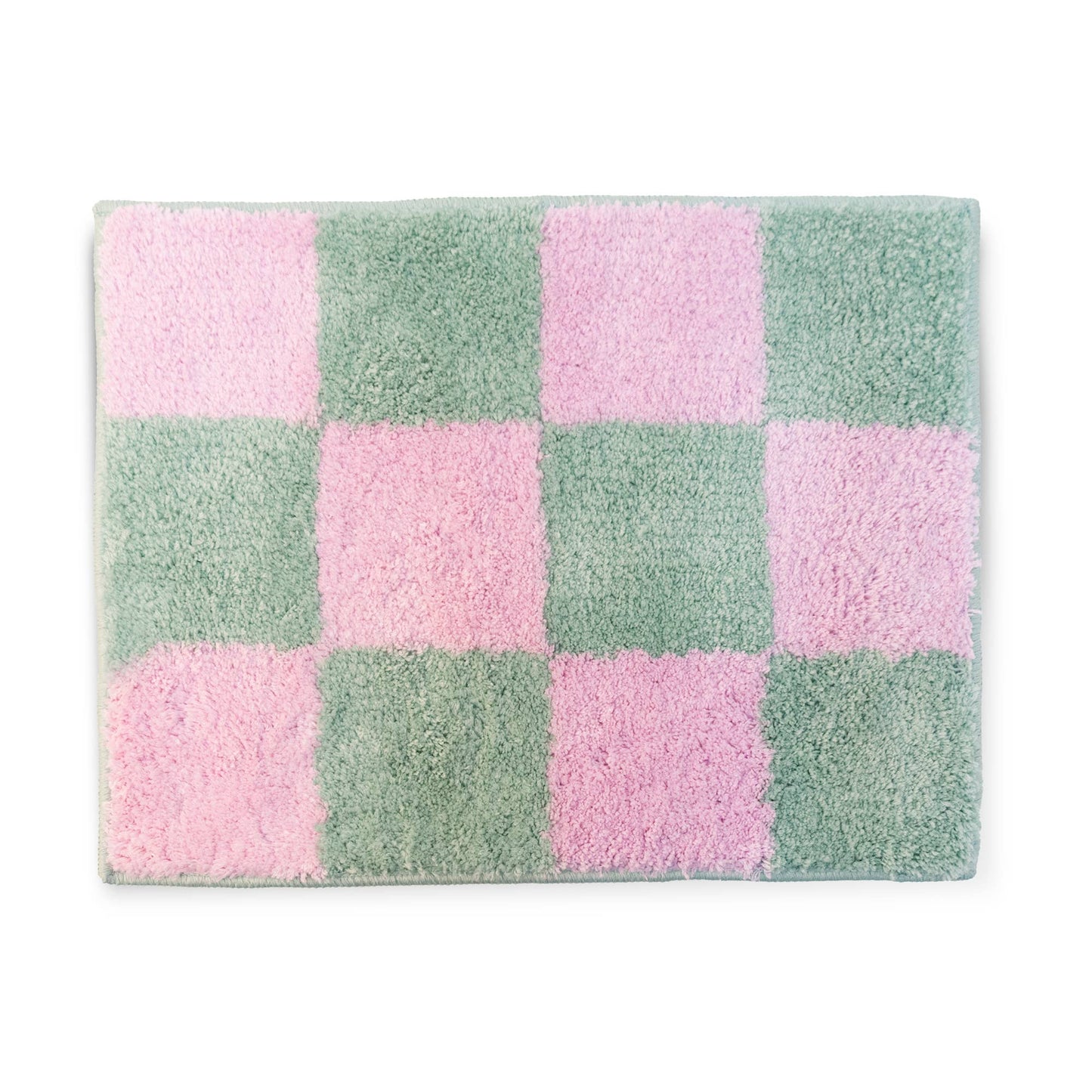 Checkered Bath Mat