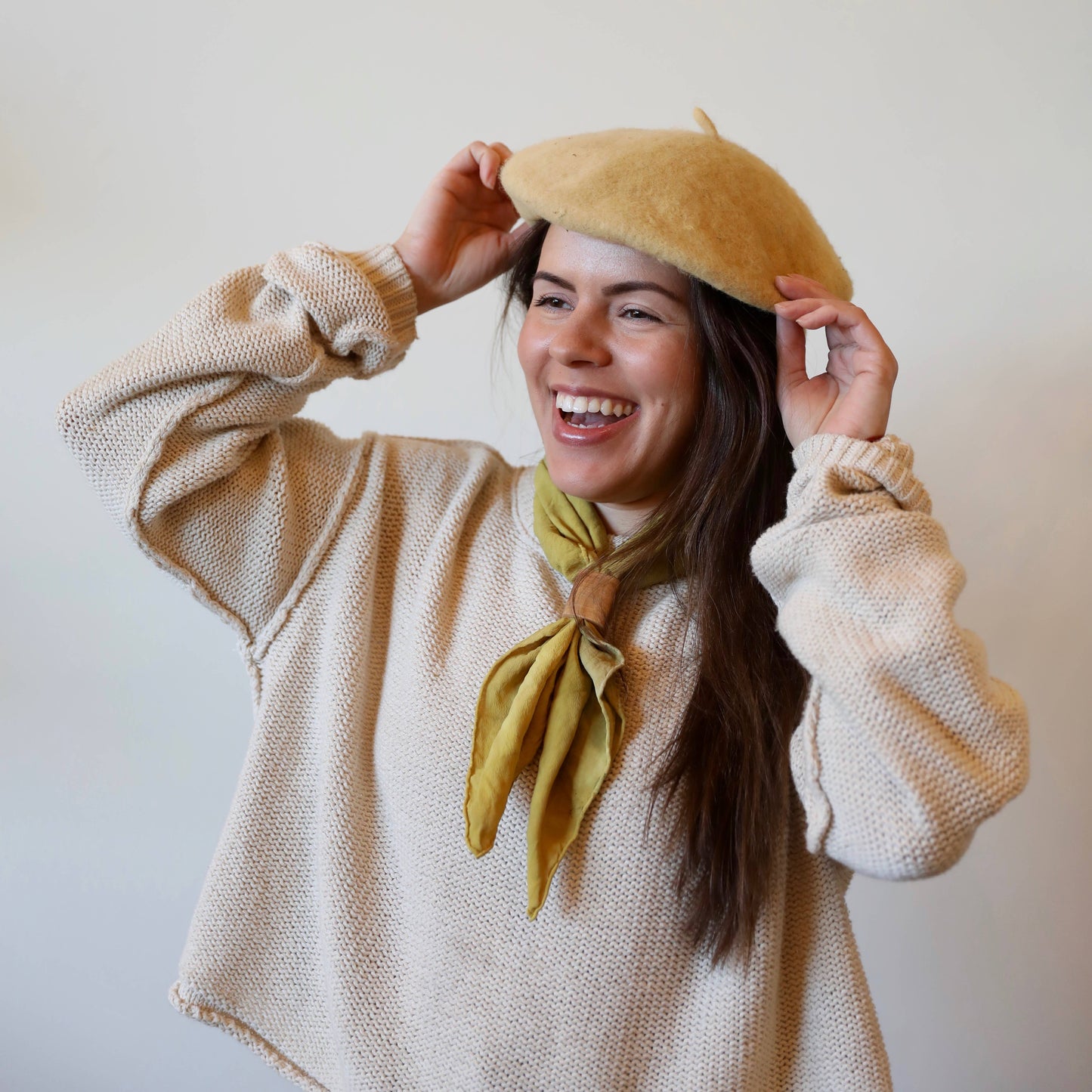 Naturally Dyed Beret