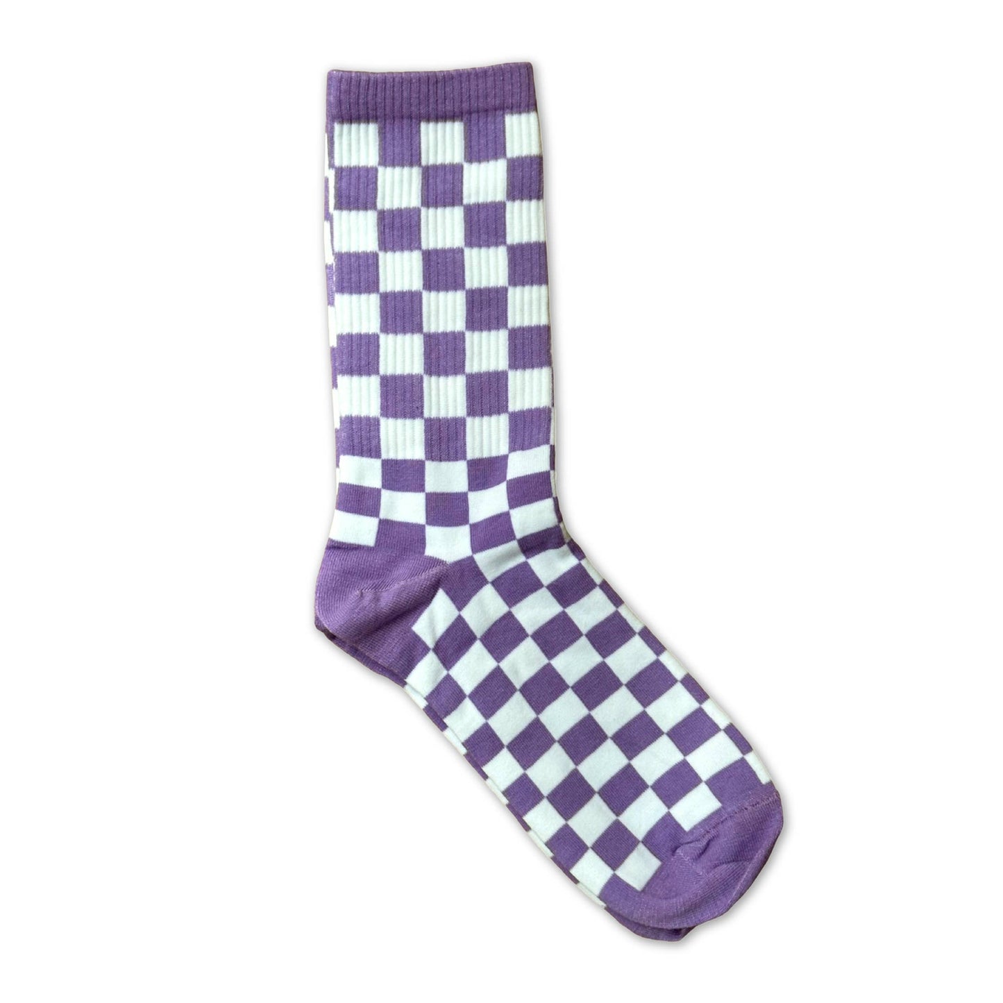 Sale -Checkered Skater Socks