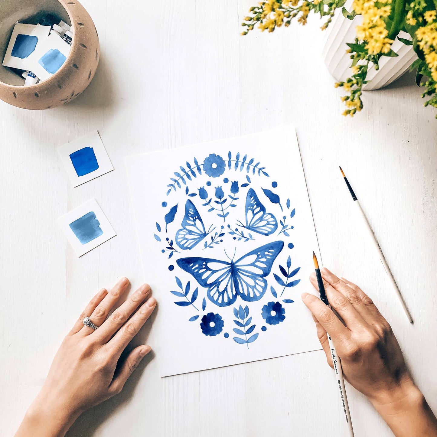 Folk Watercolor Kit