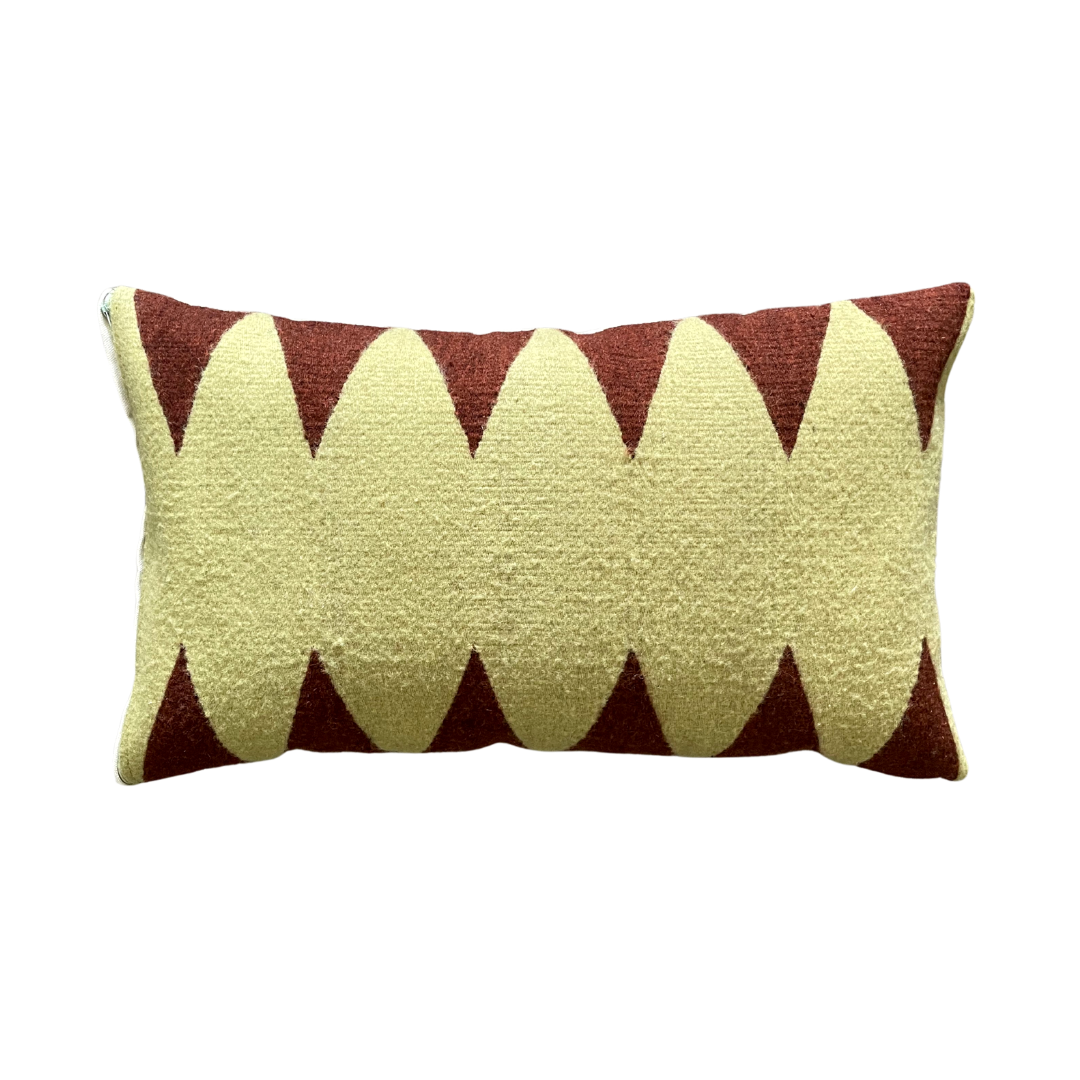 Handwoven Wool Misty Moss Pillowcase