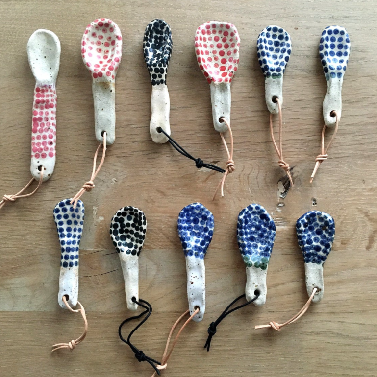Clay Polka Dot Spoon