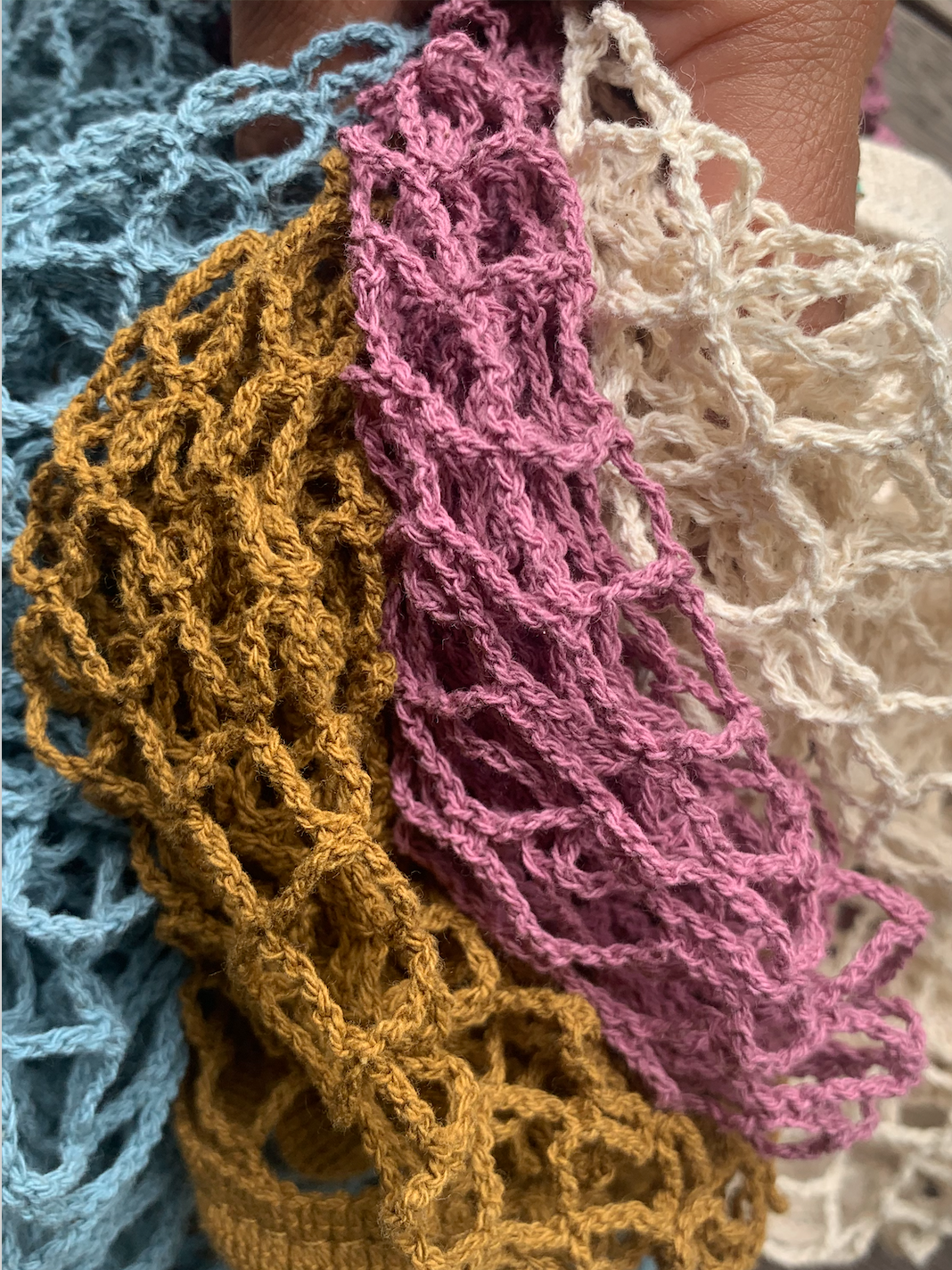Natural Dyed Stretch Woven Totes