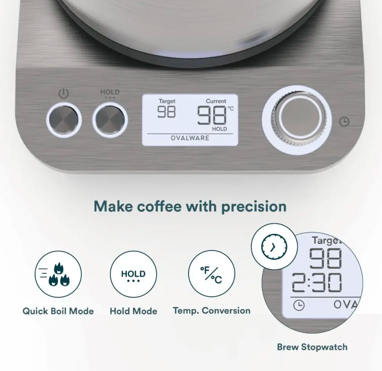 RJ3 Electric Pour Over Kettle