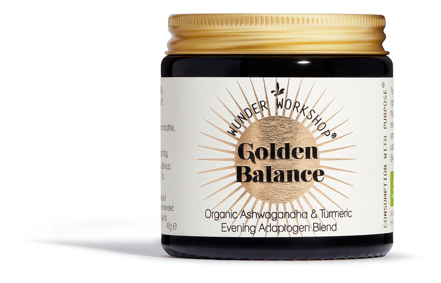 Golden Balance - organic adaptogen blend with ashwagandha