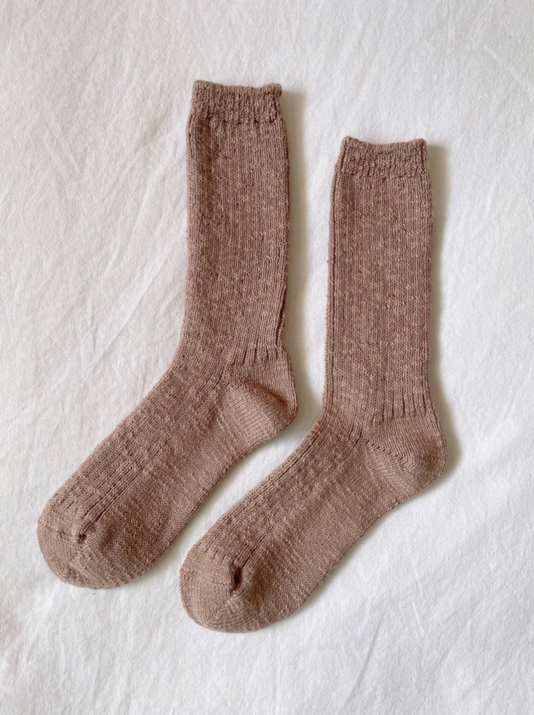 Her Socks in Modal Lurex