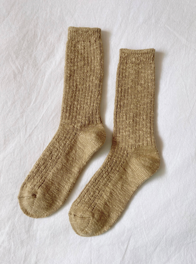 Her Socks in Modal Lurex