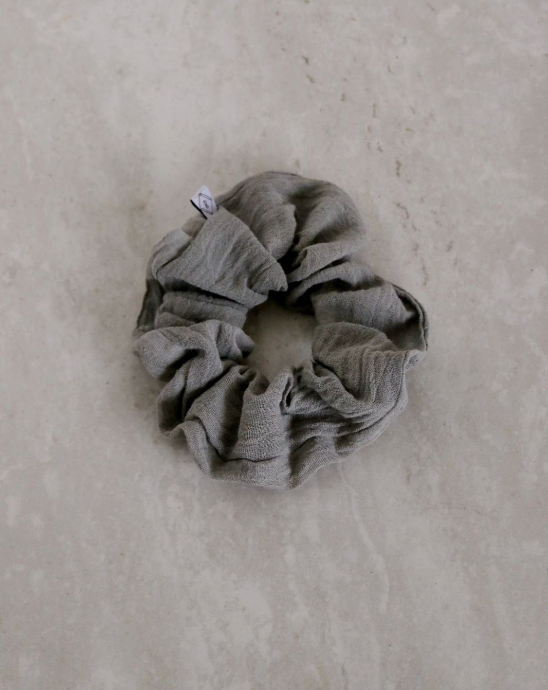 Naturally Dyed Cotton Gauze Scrunchie
