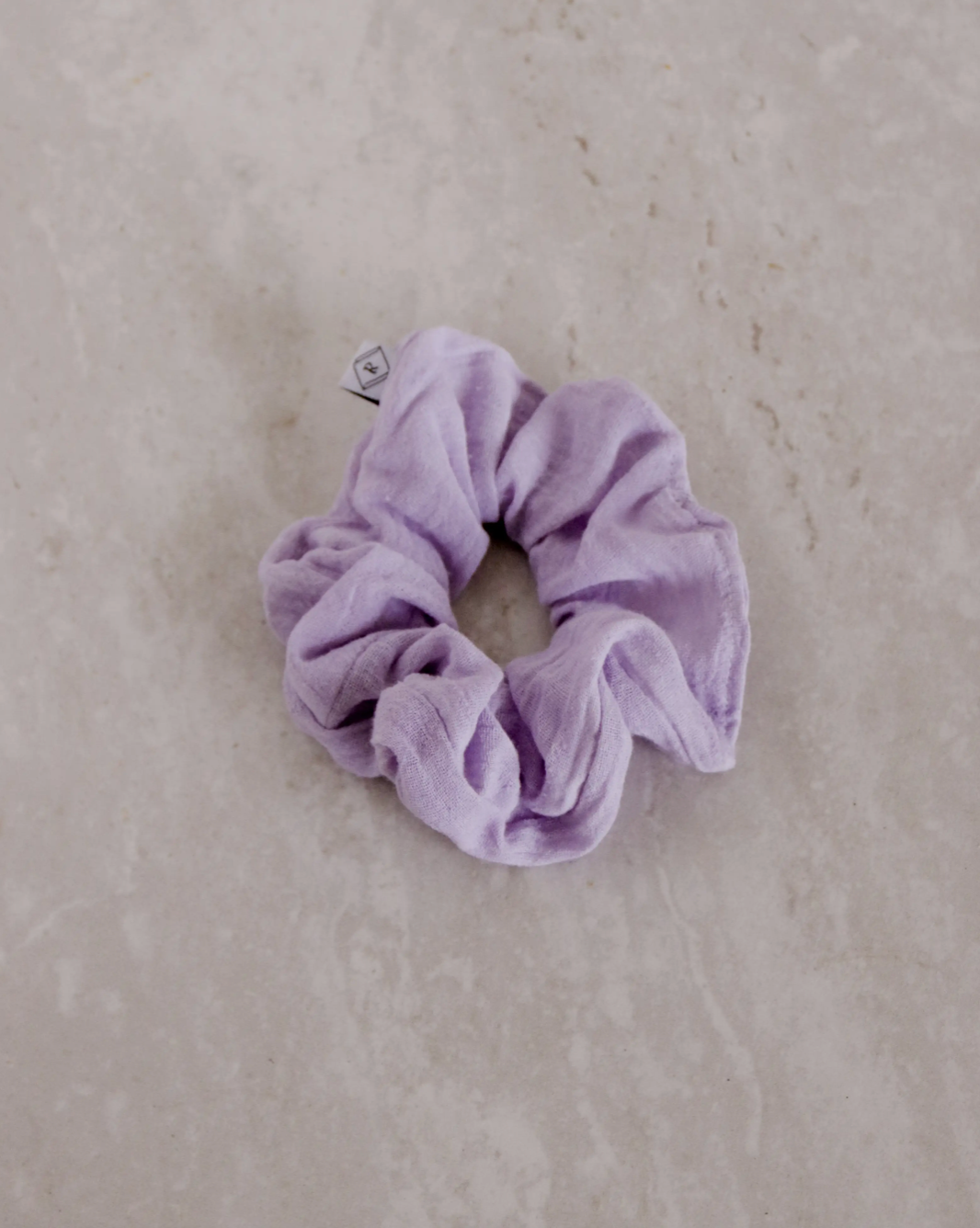 Naturally Dyed Cotton Gauze Scrunchie