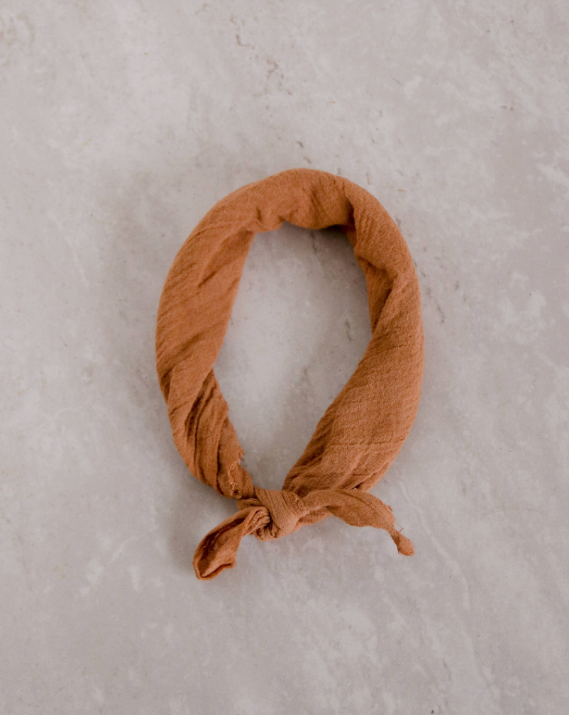 Cotton Gauze Plant Dyed Bandana