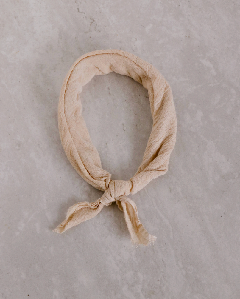Cotton Gauze Plant Dyed Bandana