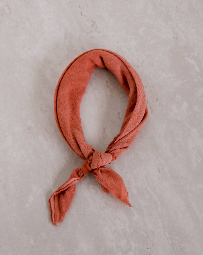 Cotton Gauze Plant Dyed Bandana