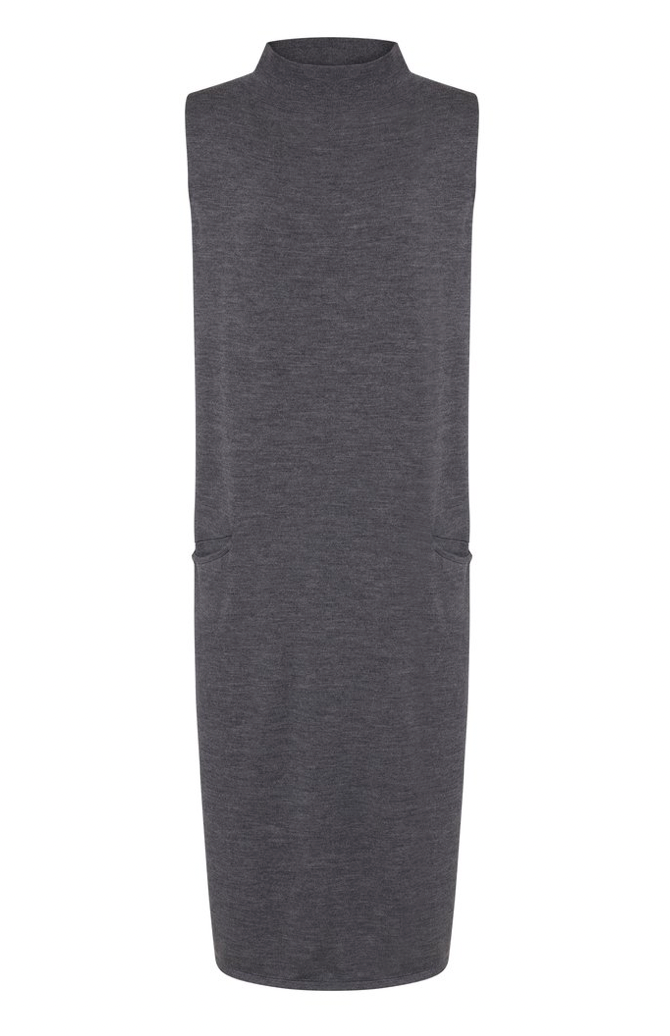 Paola Hernandez Grey Seamless Dress