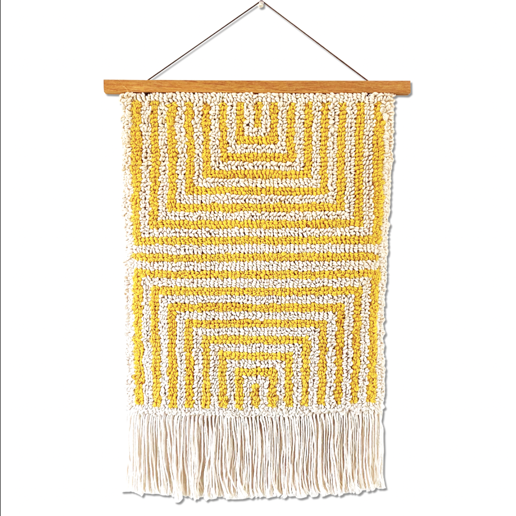 Foster Wall Hanging in White