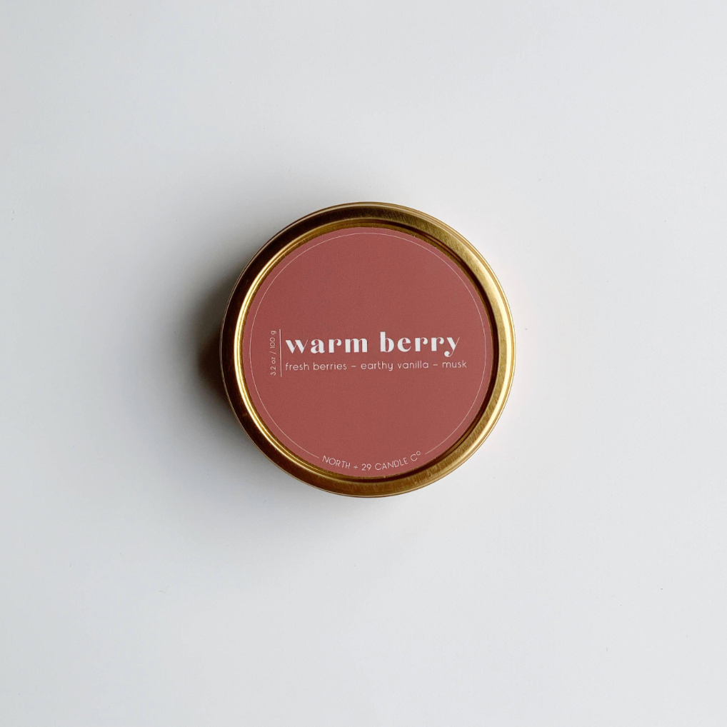 Warm Berry Soy Candle