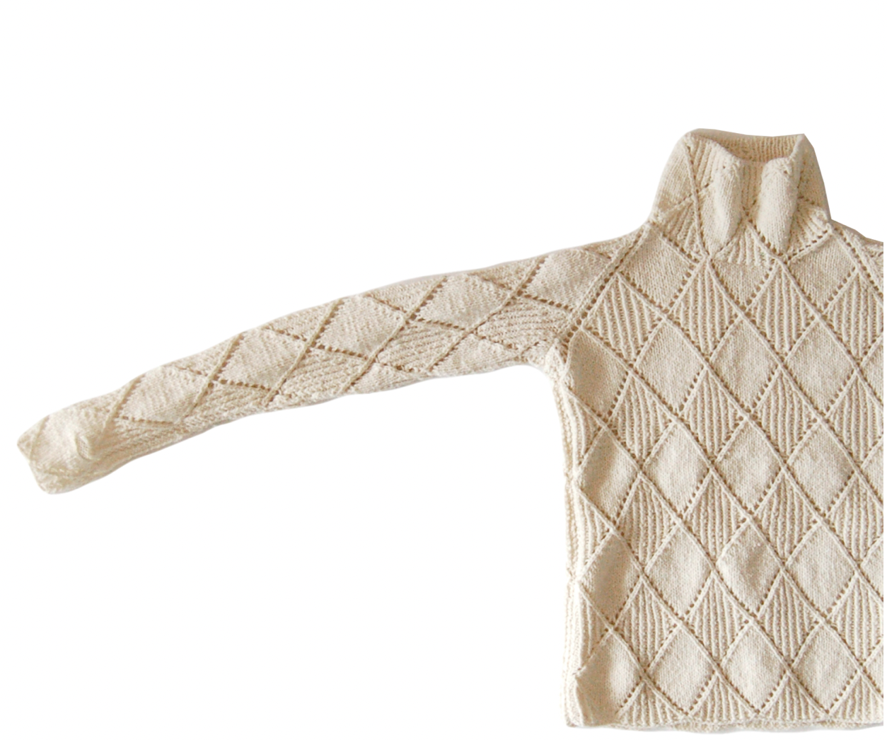 MADELINE PORTERFIELD - Diamond Lace Turtleneck