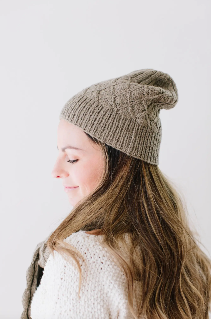Adrienne Beanie in Organic Merino Wool