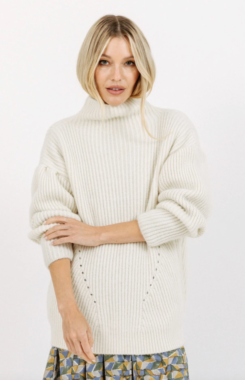Mirth Pichu Pichu Sweater in Ecru