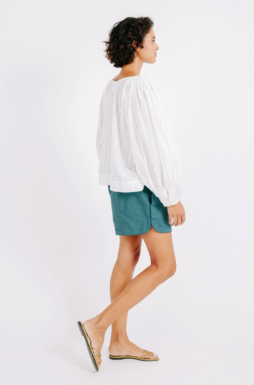 Mirth Track Shorts in Spruce