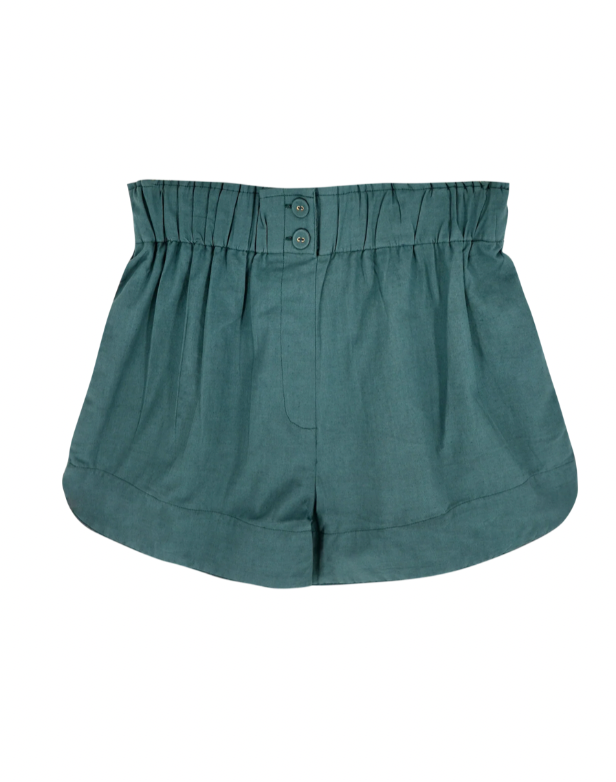Mirth Track Shorts in Spruce