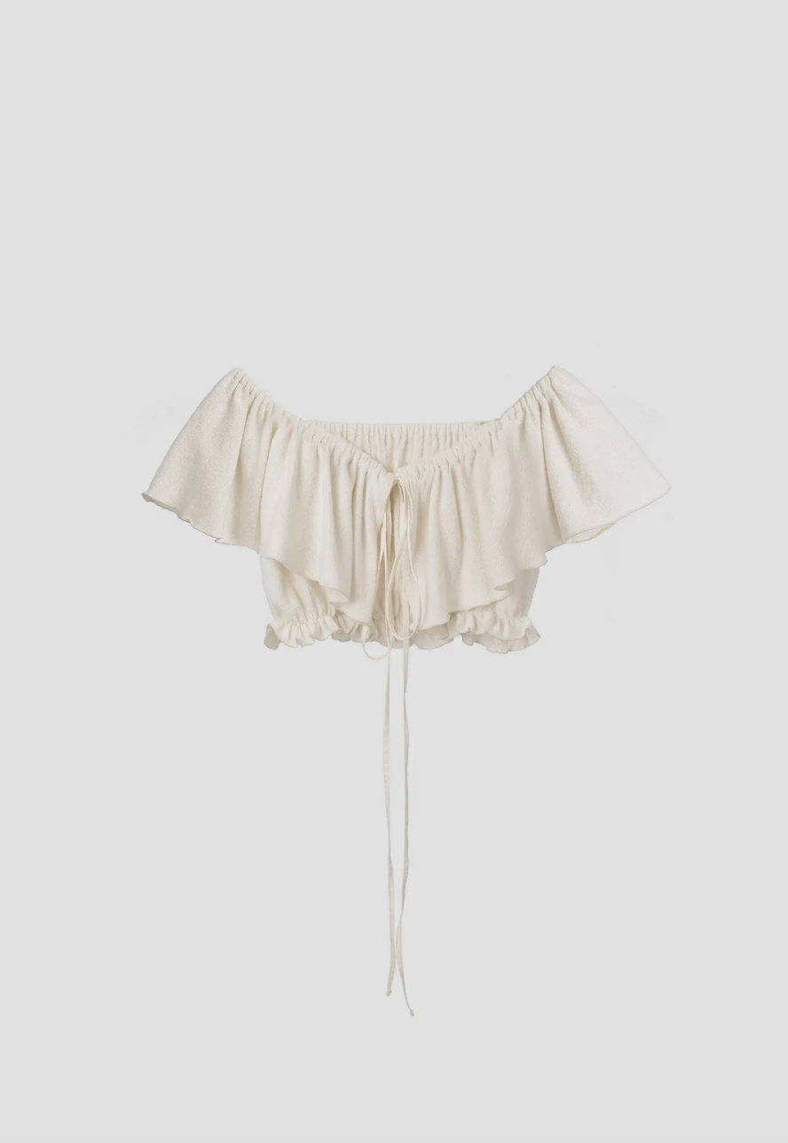 Dandelion Cotton Ruffle Top