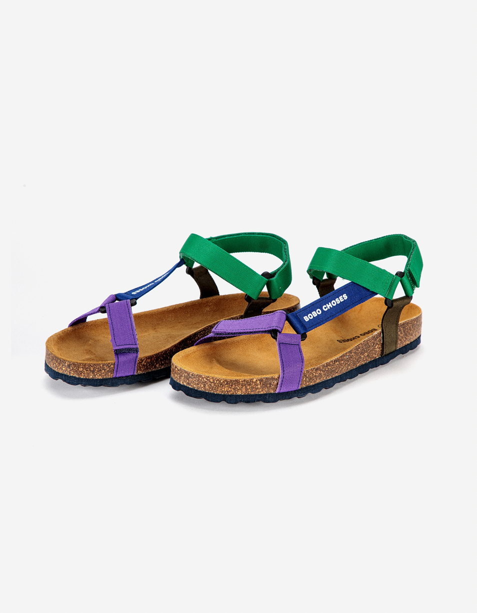 Bobo Choses Color Block Strap Sandals
