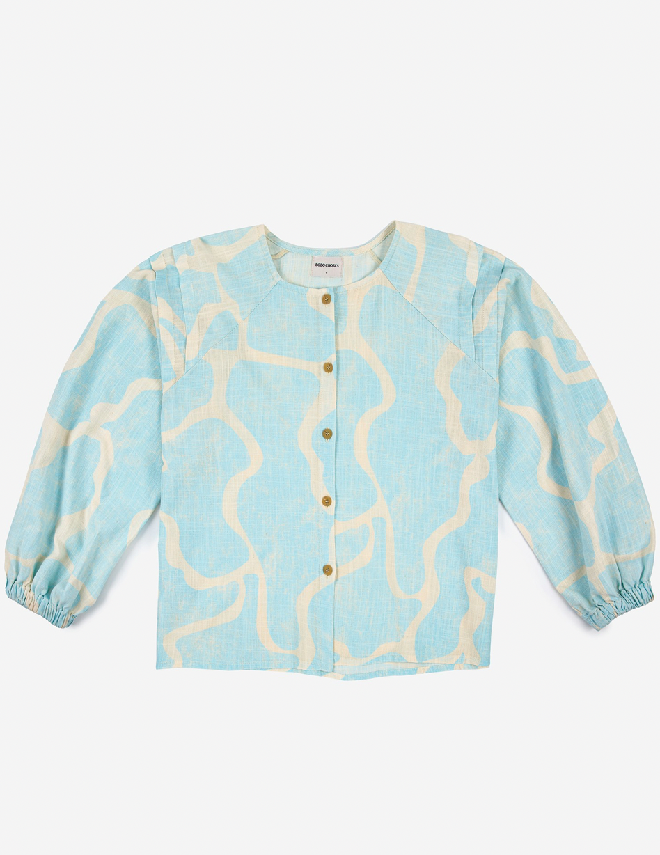 Bobo Choses Nacre Pattern Long Sleeve Shirt