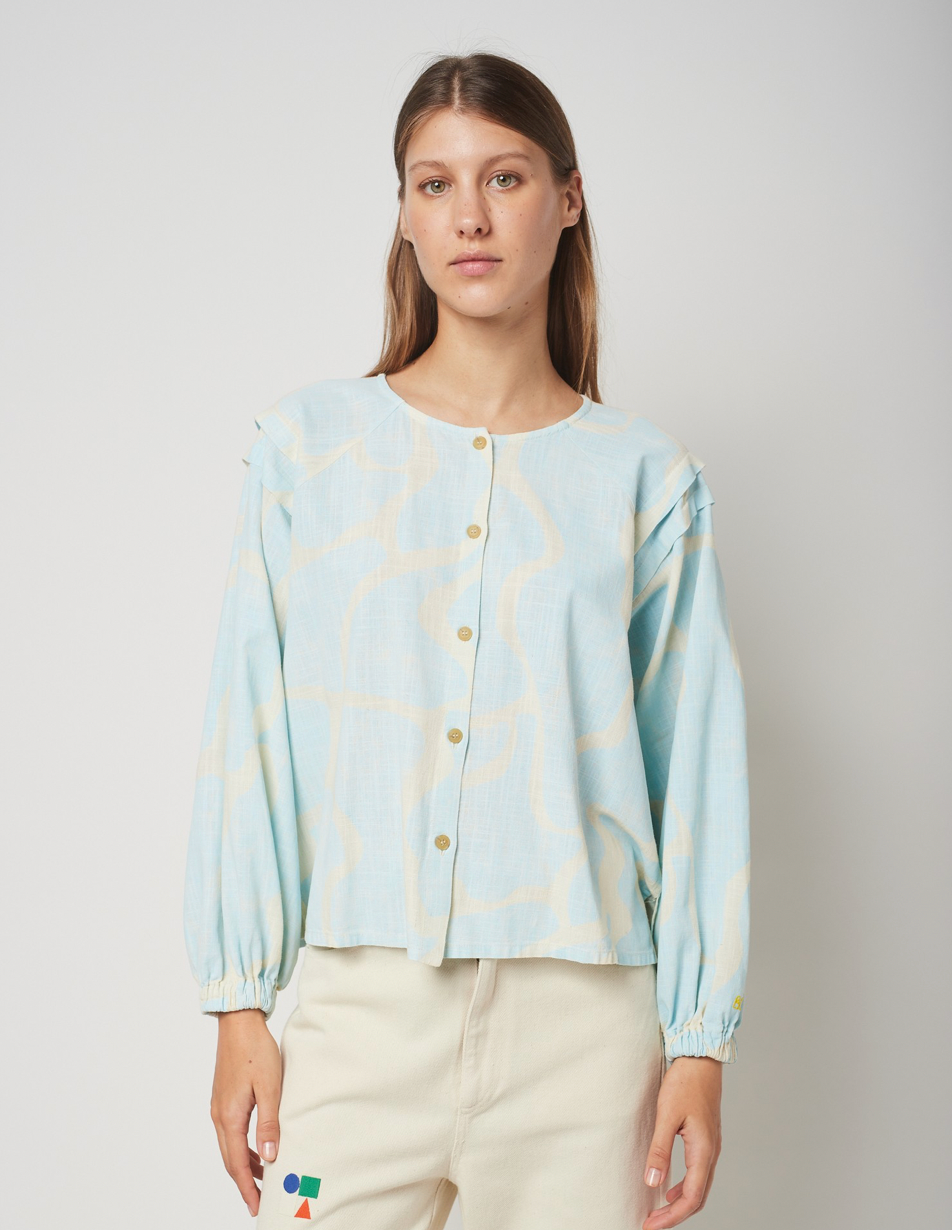 Bobo Choses Nacre Pattern Long Sleeve Shirt