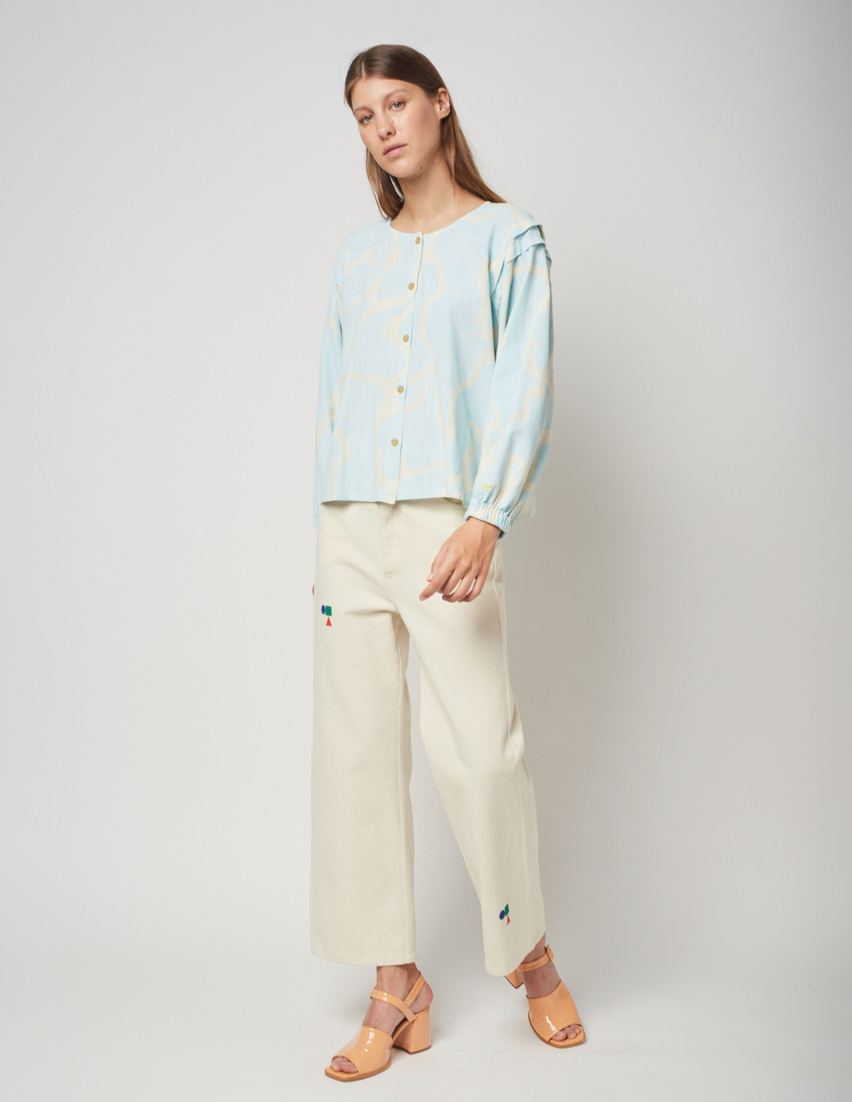 Bobo Choses Nacre Pattern Long Sleeve Shirt
