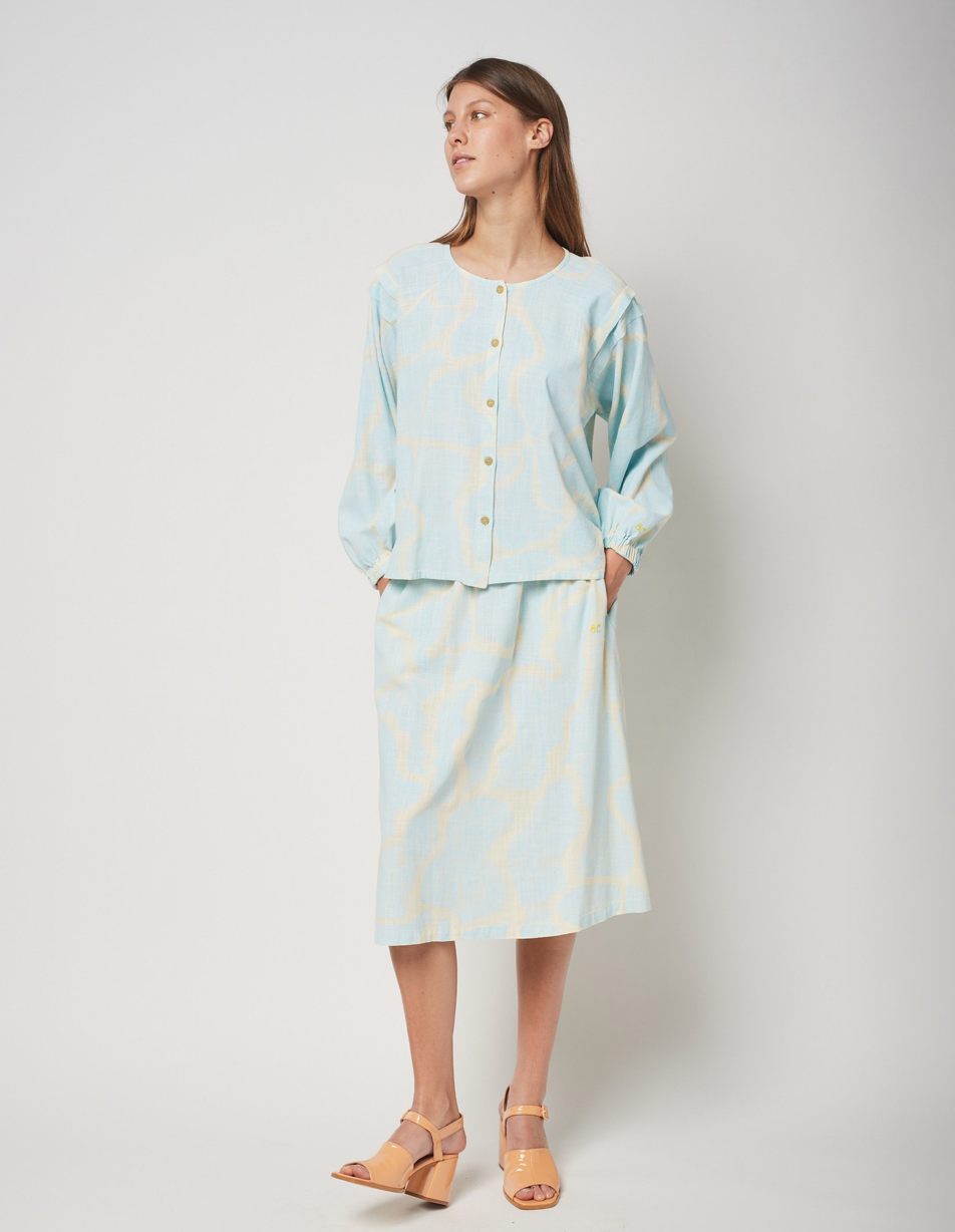 Bobo Choses Nacre Pattern Long Sleeve Shirt
