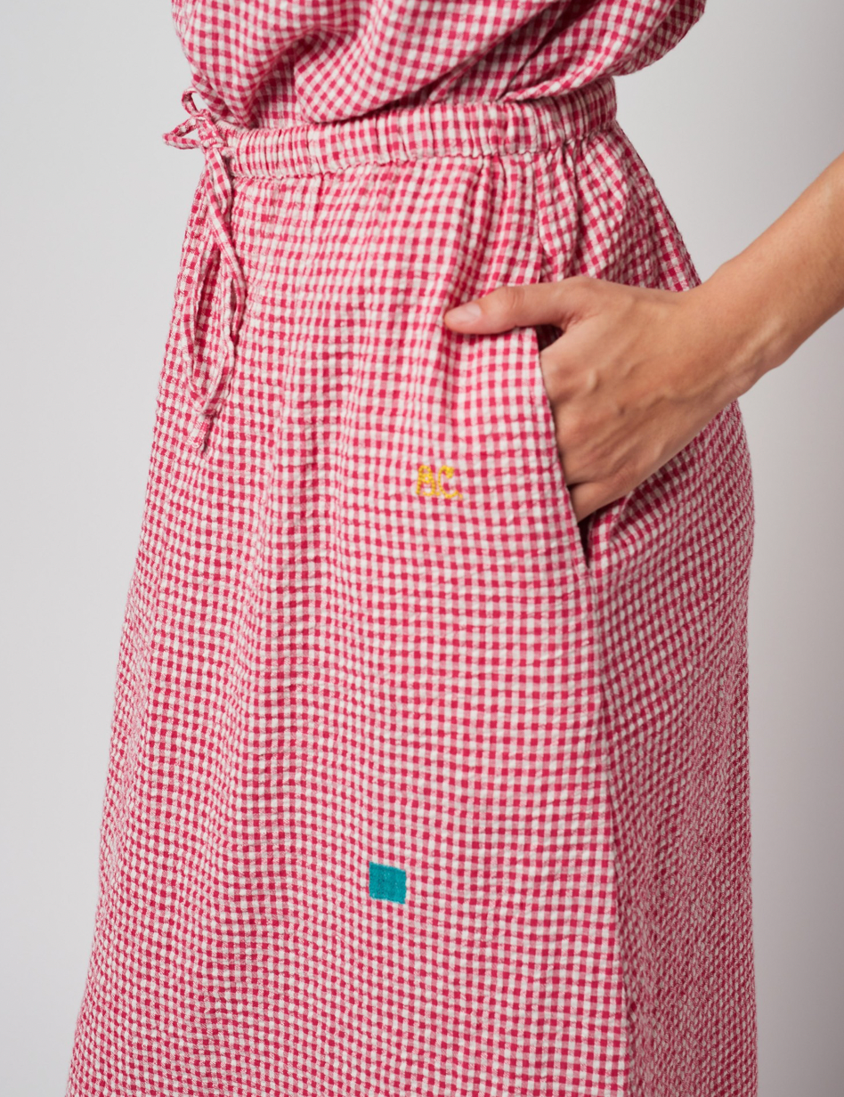 Bobo Choses Vichy Flared Skirt