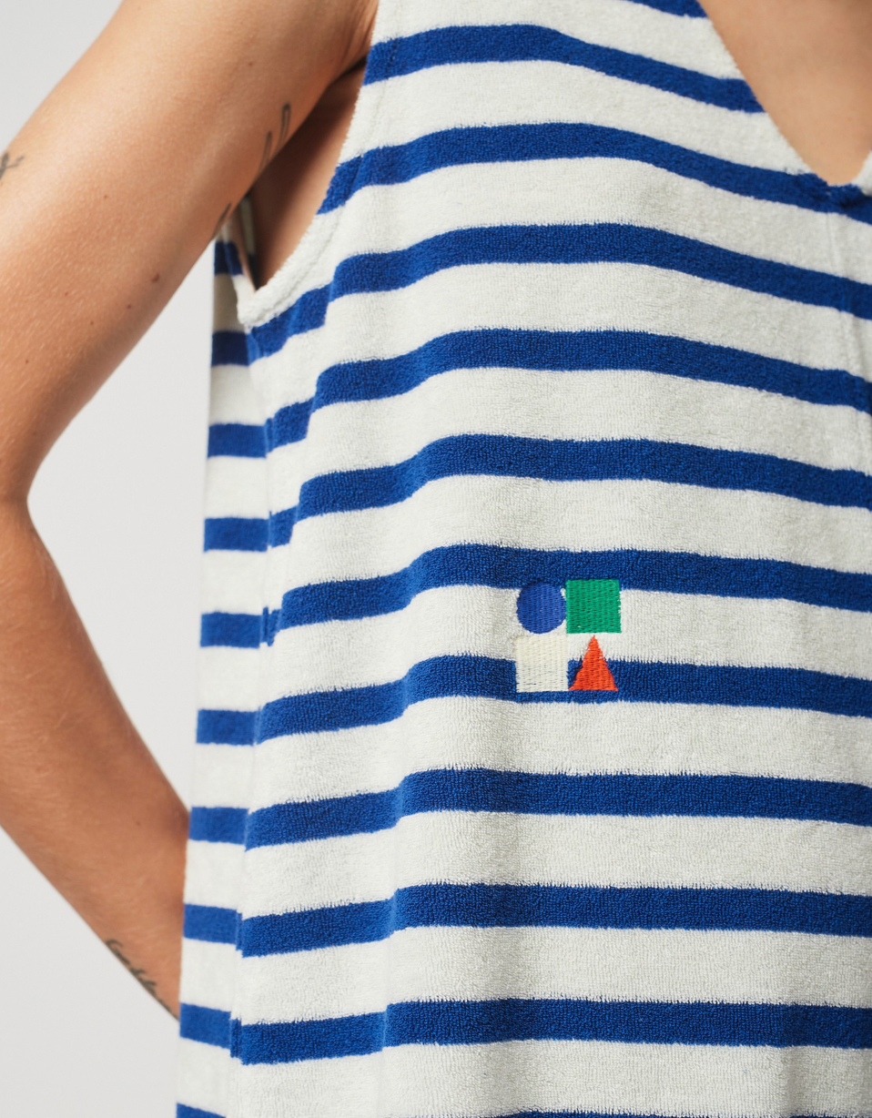 Bobo Choses Sleeveless Stripes Playsuit