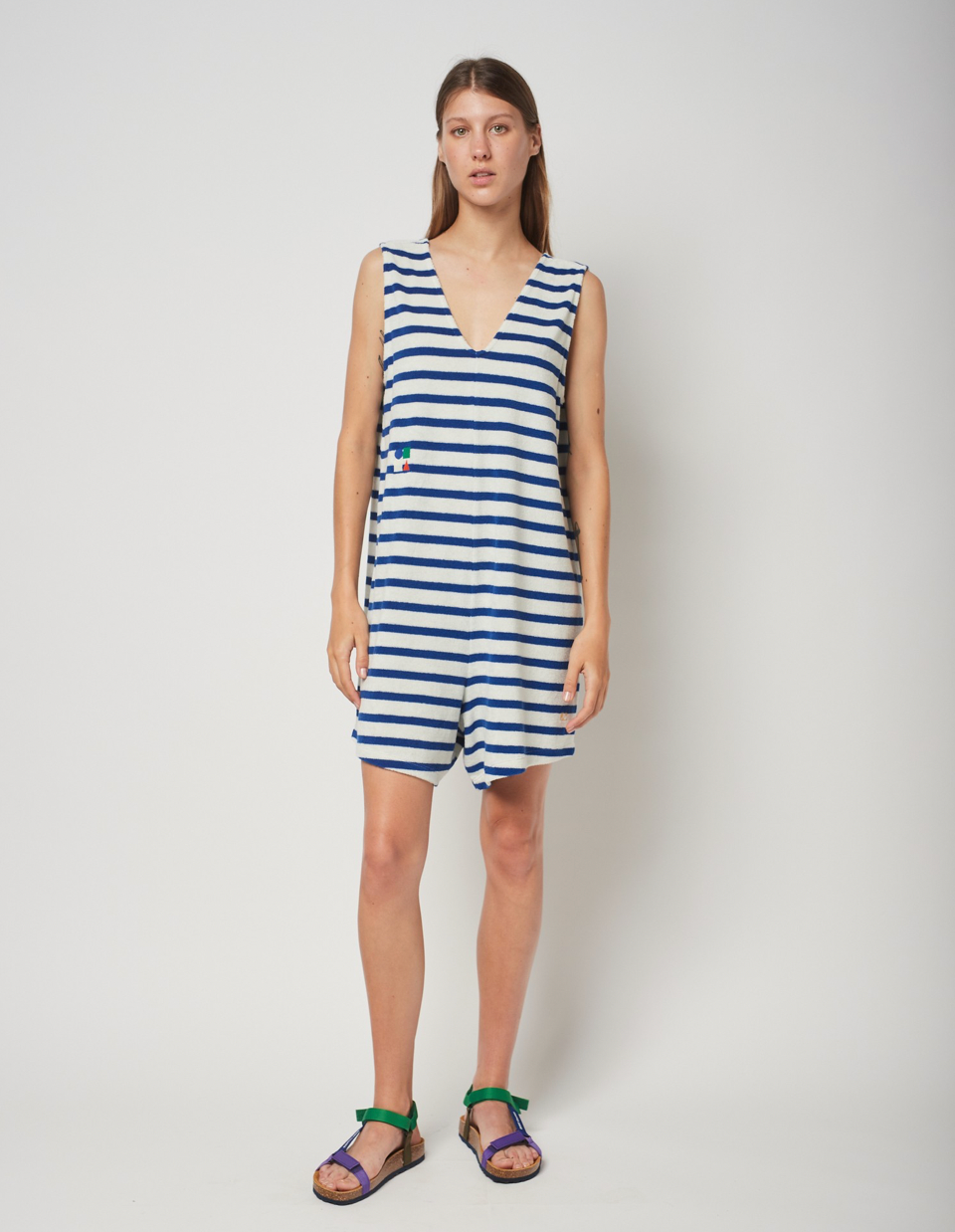 Bobo Choses Sleeveless Stripes Playsuit