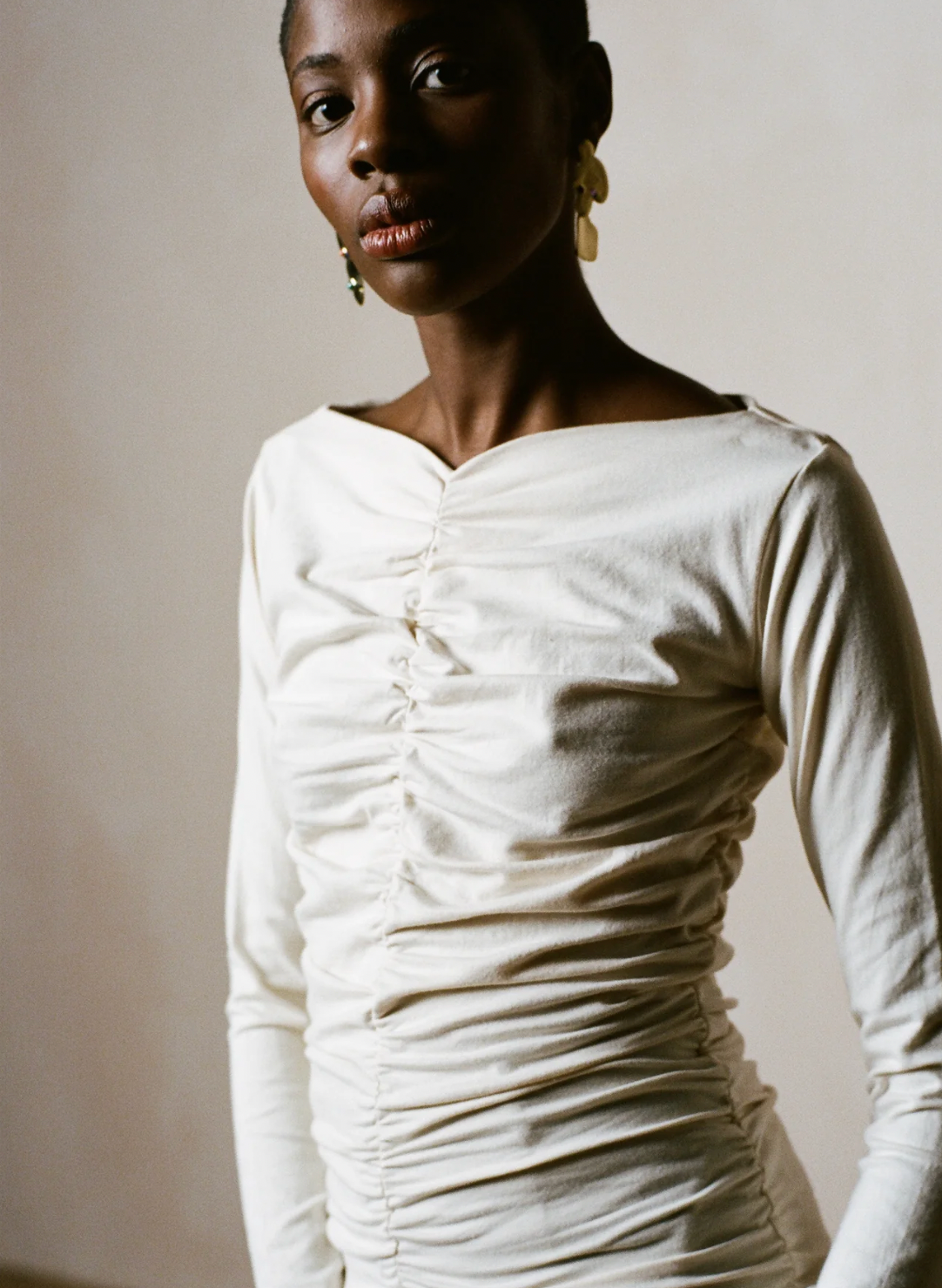 Maria Stanley Musa Top in Bone