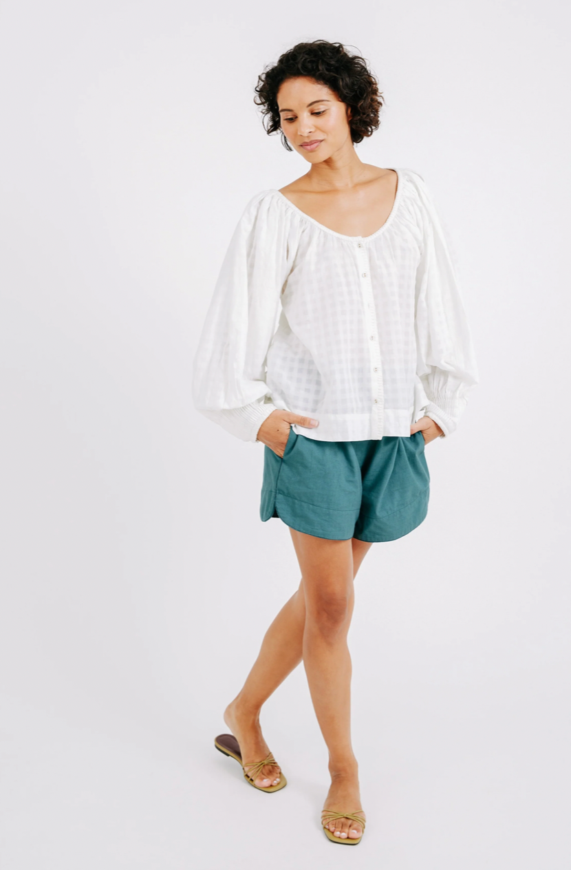 Mirth Seville Top in White