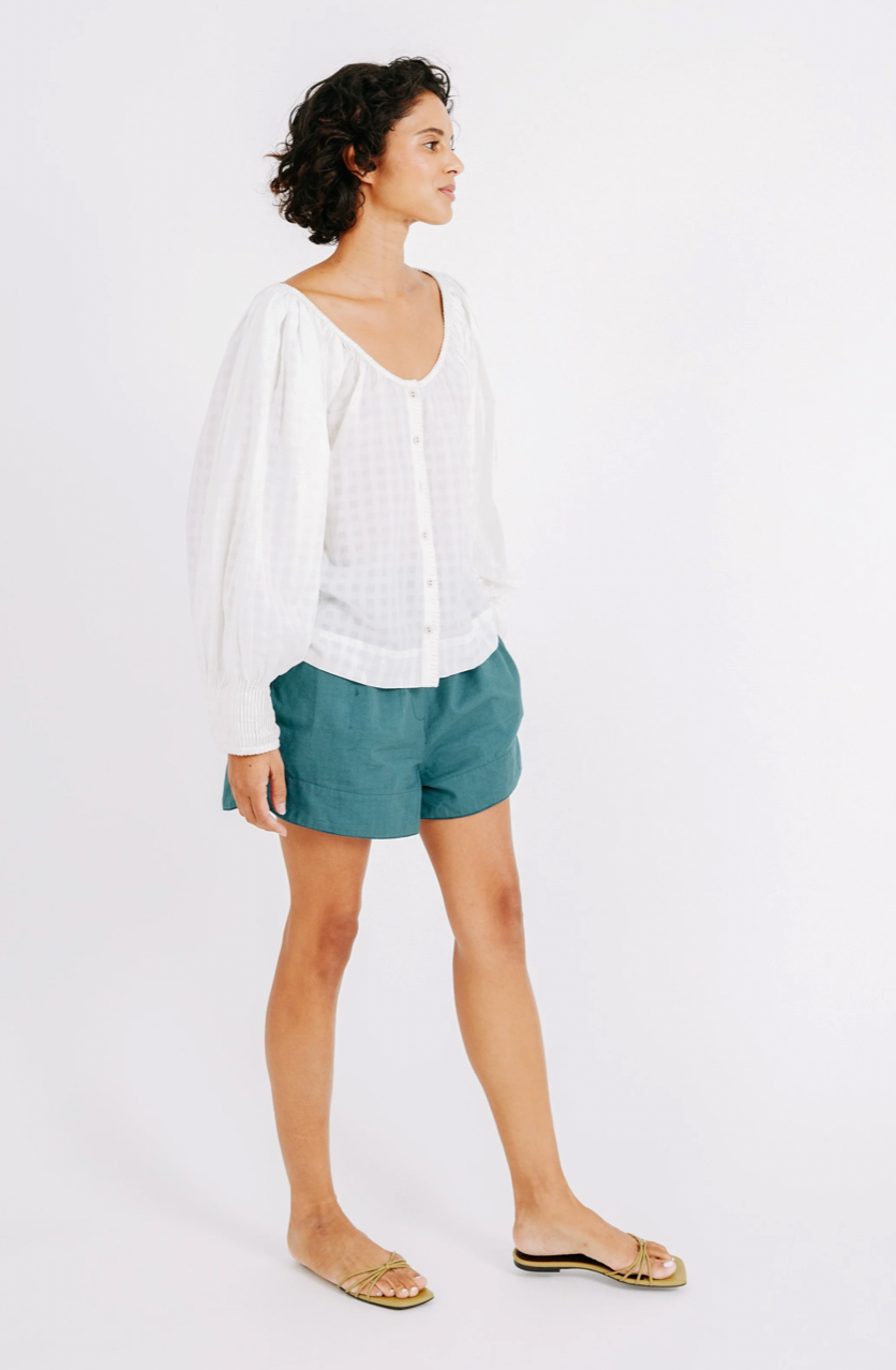 Mirth Seville Top in White