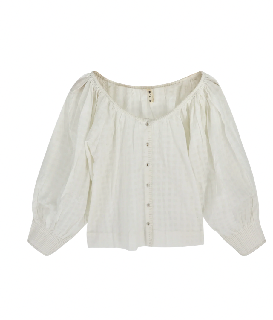 Mirth Seville Top in White