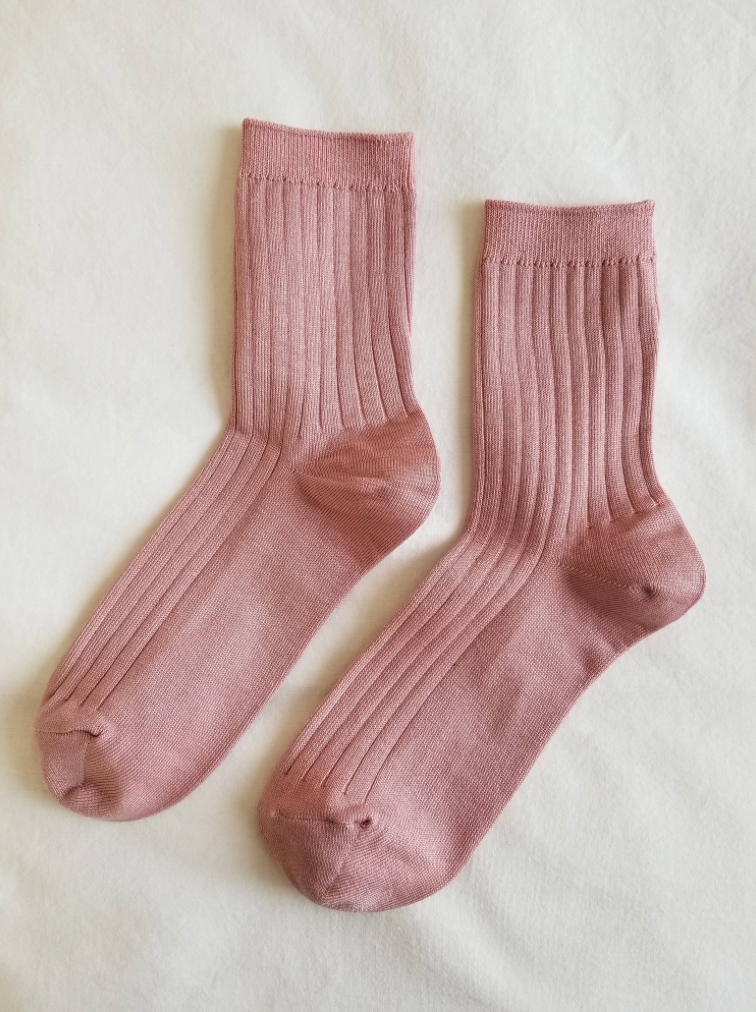 Her Socks in Modal Lurex