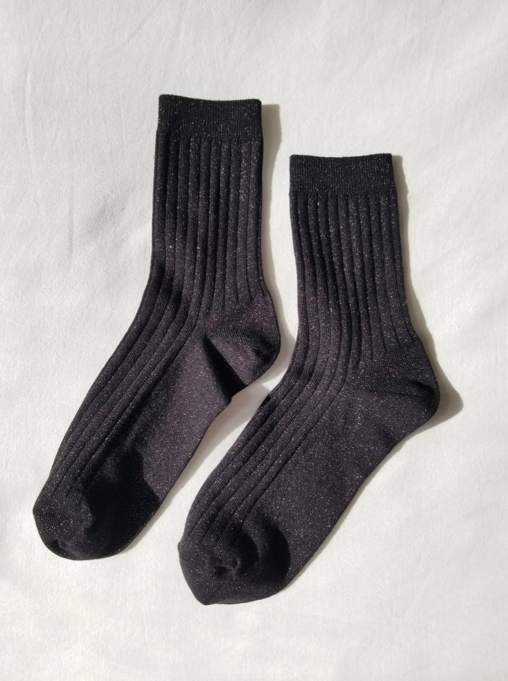 Her Socks in Modal Lurex