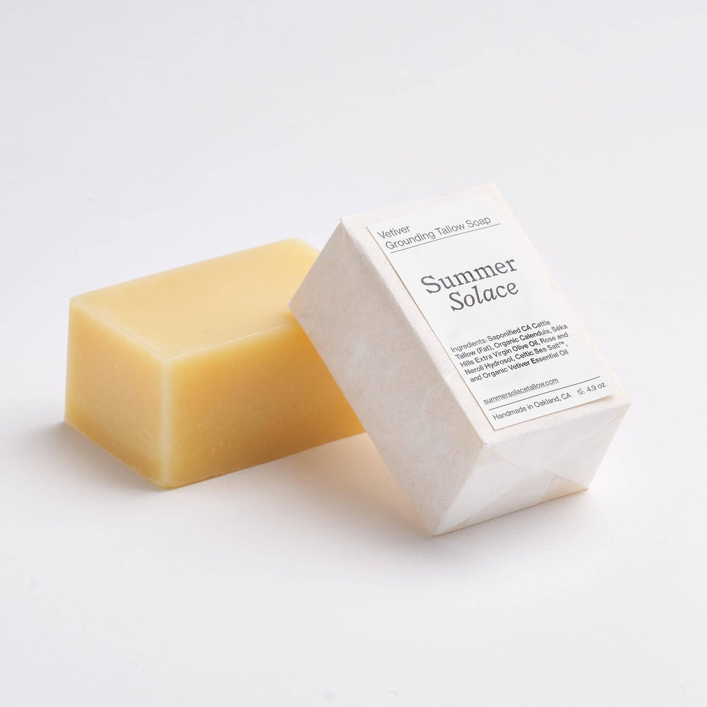 Vetiver Grounding Tallow Bar Soap