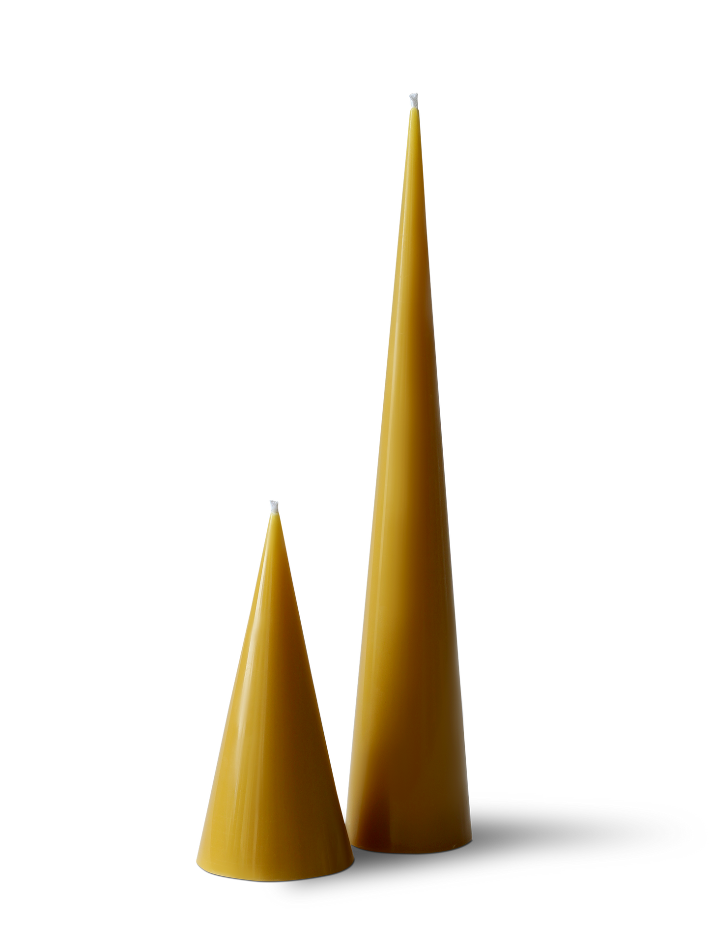 Double Cone - Organic Beeswax Candles