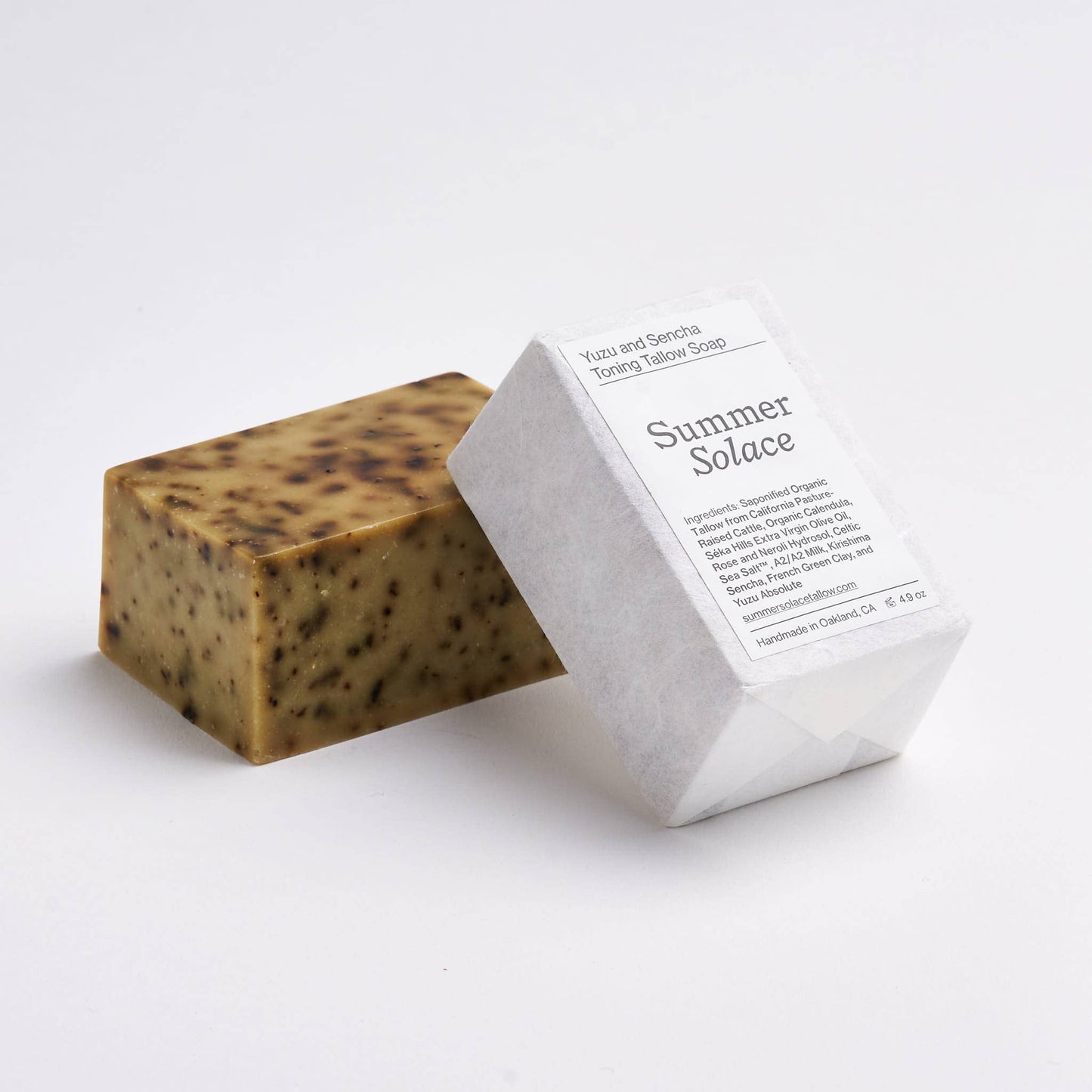 Yuzu & Sencha Toning Tallow Bar Soap